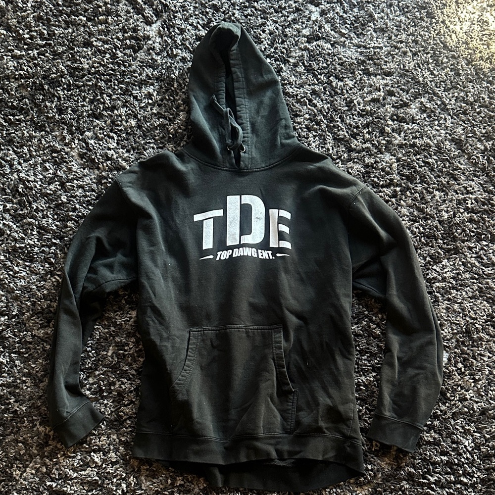 tde. Black Hoodie for Men